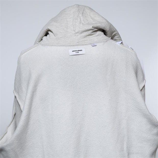 White - Jack and Jones - Plus Size Logo Hoodie