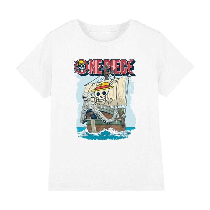 One Piece Boys White Going Merry Kids T-Shirt in Size 9-11 Years, Sports Direct
