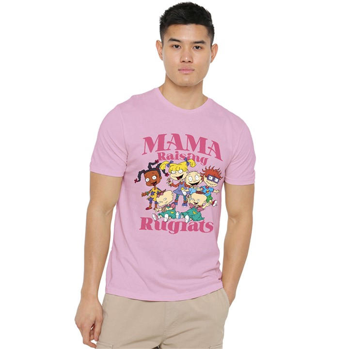 Nickelodeon Men' Pink Rugrats Mothers Day Mama Raising Rugrats T Shirt in Size S, Sports Direct
