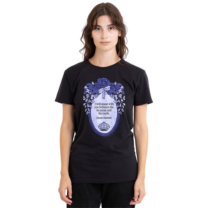 Bridgerton Women's Black I Will Stand With You T Shirt in Size L, Sports Direct
