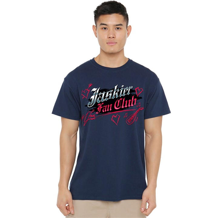 The Witcher Men's Blue Jaskier Fan Club T-Shirt Navy in Size M, Sports Direct