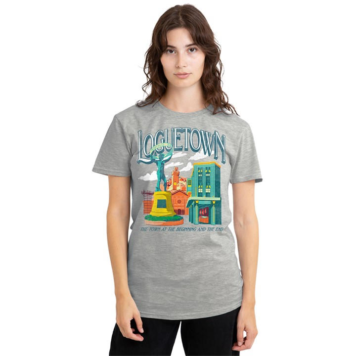 One Piece Women's Grey Loguetown The Beginning And The End Tee in Size XL, Sports Direct