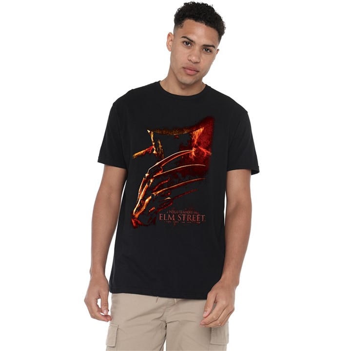 Warner Brothers Men's Black A Nightmare On Elm Street 2010 Coming For You Post in Size 2XL, Sports Direct