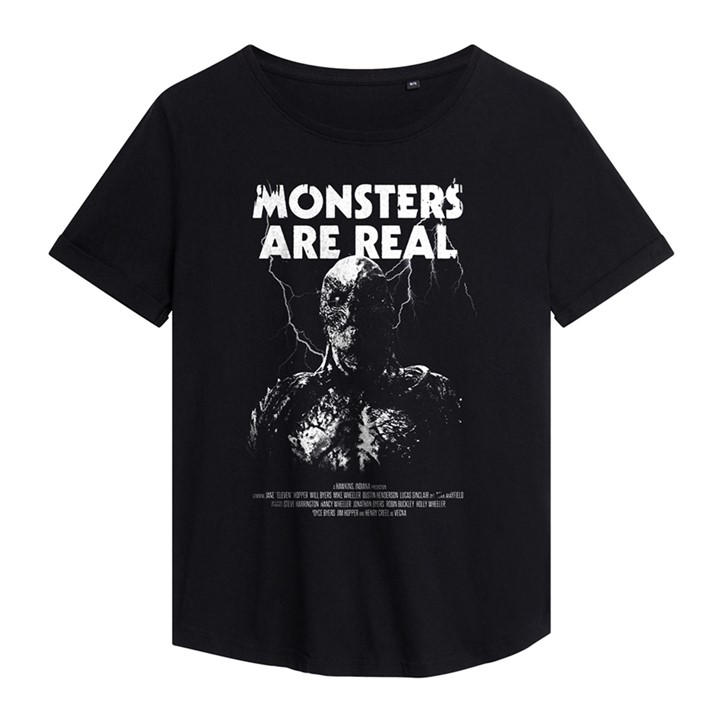 Stranger Things Women's Black Vecna Monsters Are Real Fashion T, Sports Direct