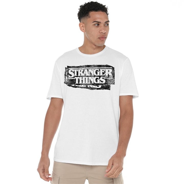 Stranger Things Men's White Punk Logo T-Shirt in Size XL, Sports Direct