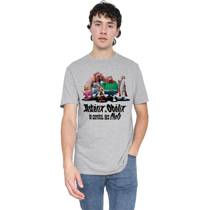 Men's Grey Other Asterix & Obelix - Gauls Together T-Shirt Heather in Size L, Sports Direct