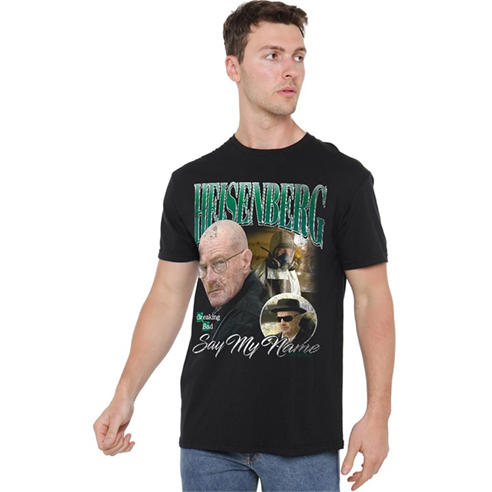 Breaking Bad - Breaking Bad Heisenberg Homage T Shirt Black