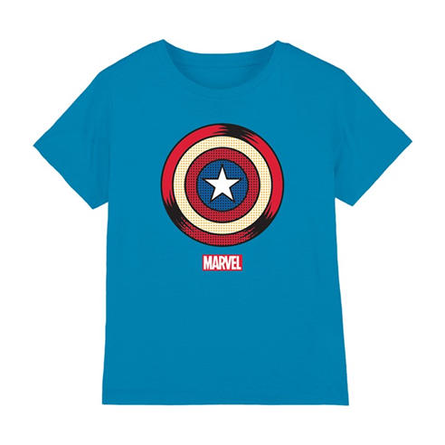 Captain America - Marvel Captain America Pop Art Shield T-Shirt Brig