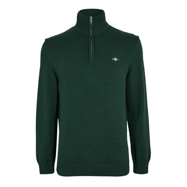 Tarten Green - Gant - Casual Cotton Half-Zip