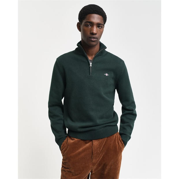 Tarten Green - Gant - Casual Cotton Half-Zip