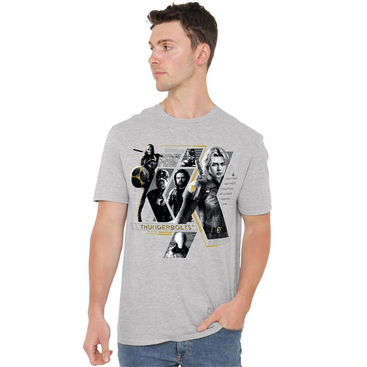 Marvel Men's Grey Thunderbolts Anti-Hero Team T-Shirt Heather in Size 4XL, Sports Direct