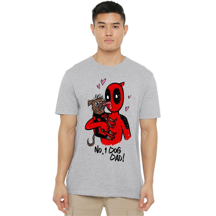 Marvel Men's Grey Deadpool & Wolverine Deadpool Dogpool No.1 Dog Dad in Size 2XL, Sports Direct