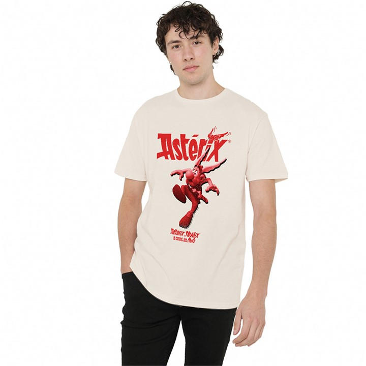 Men's Beige Other Asterix & Obelix - Red Leap T-Shirt Natural in Size XL, Sports Direct