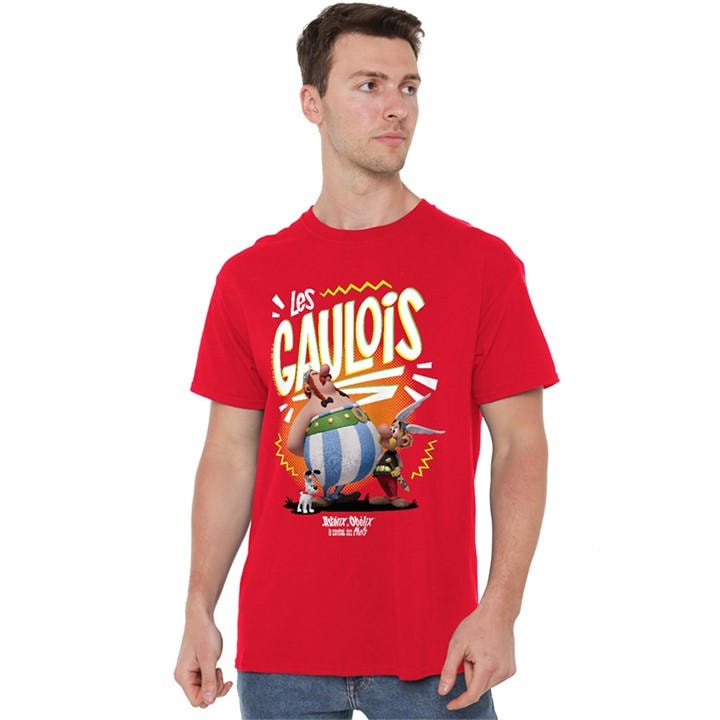 Men' Red Other Asterix & Obelix - The Heroic Gauls T-Shirt in Size S, Sports Direct