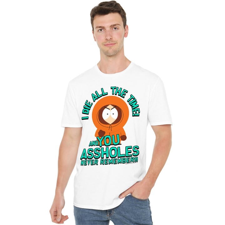 South Park Men's Yellow You Assholes Never T Shirt Sand in Size 3XL, Sports Direct