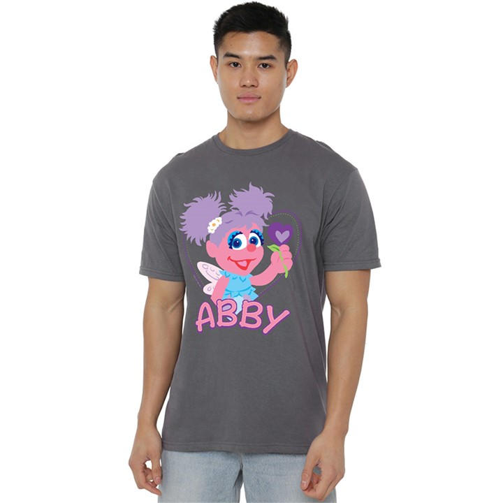 Sesame Street Men's Grey Flat Abby T Shirt Charcoal in Size 2XL, Sports Direct