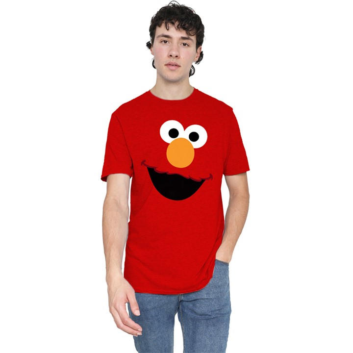 Sesame Street Men's Red Elmo Face T-Shirt in Size 3XL, Sports Direct