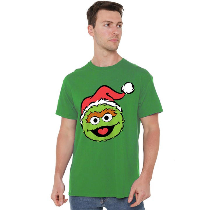 Sesame Street Men's Green Christmas Santa Hat Oscar The Grouch in Size 2XL, Sports Direct
