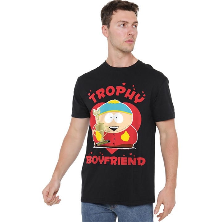 South Park Men's Black Valentines Day Cartman Trophy Boyfrien in Size 2XL, Sports Direct