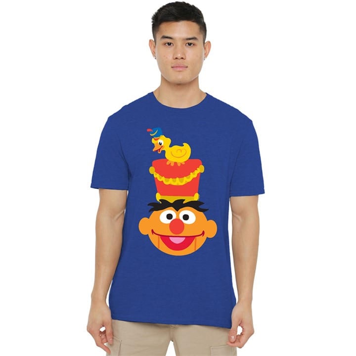 Sesame Street Men's Blue Christmas Nutcracker Ernie T-Shirt in Size 3XL, Sports Direct