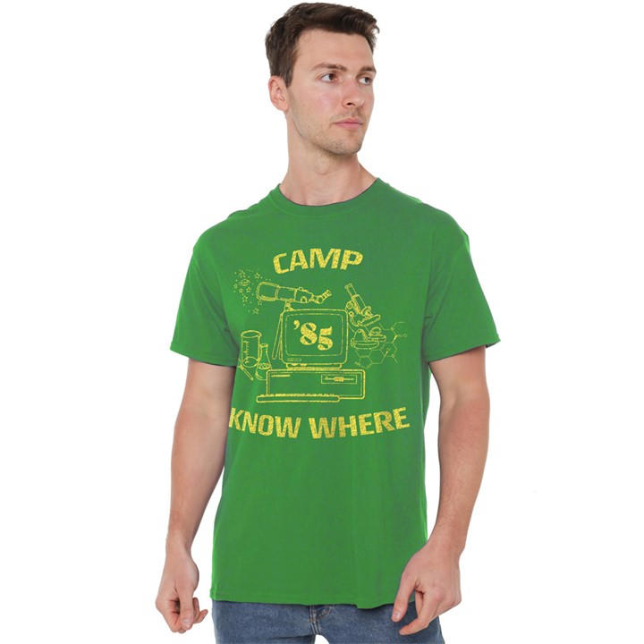 Stranger Things Men's Green Camp Know Where 1989 T-Shirt Kell in Size XL, Sports Direct
