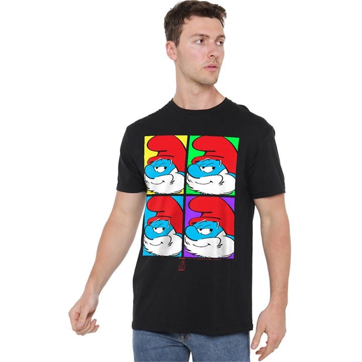 Men's Black Other Smurfs Tiles T Shirt in Size M, Sports Direct