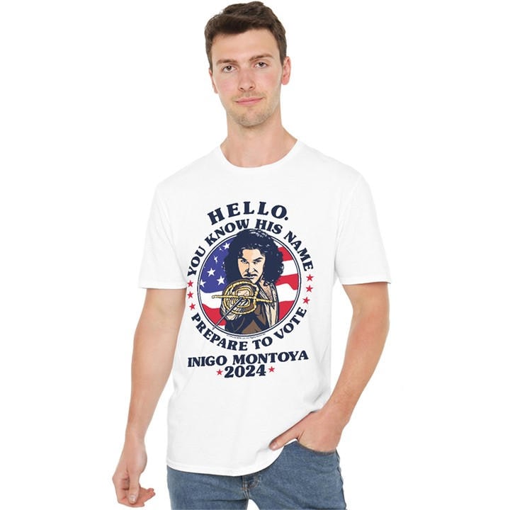 Men's White Other Princess Bride Prepare To Vote Montoya T Shirt Wh in Size 5XL, Sports Direct