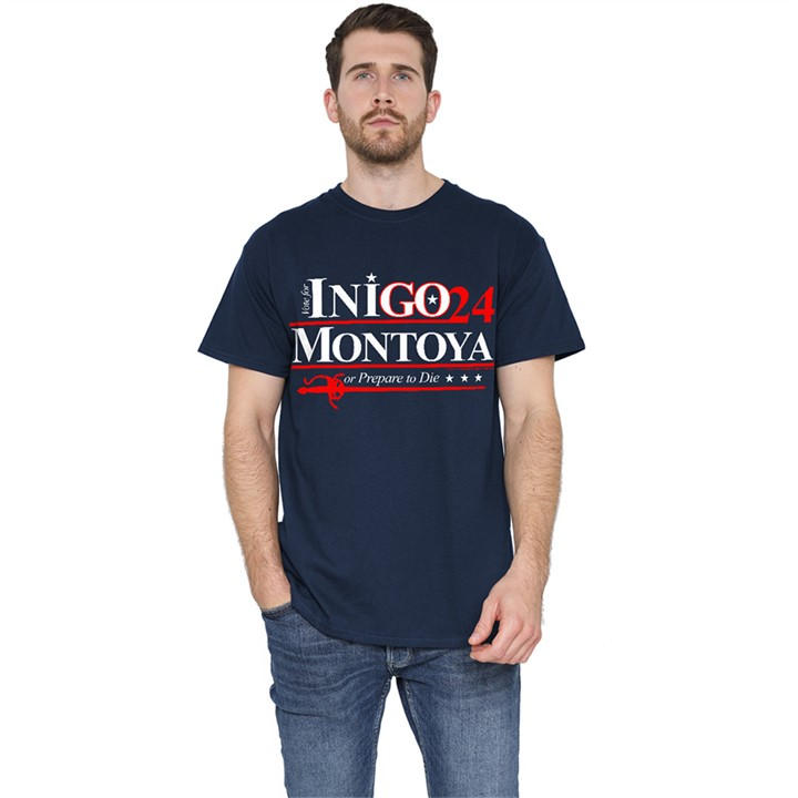 Men' Blue Other Princess Bride Inigo Montoya For President 24 T Sh in Size S, Sports Direct