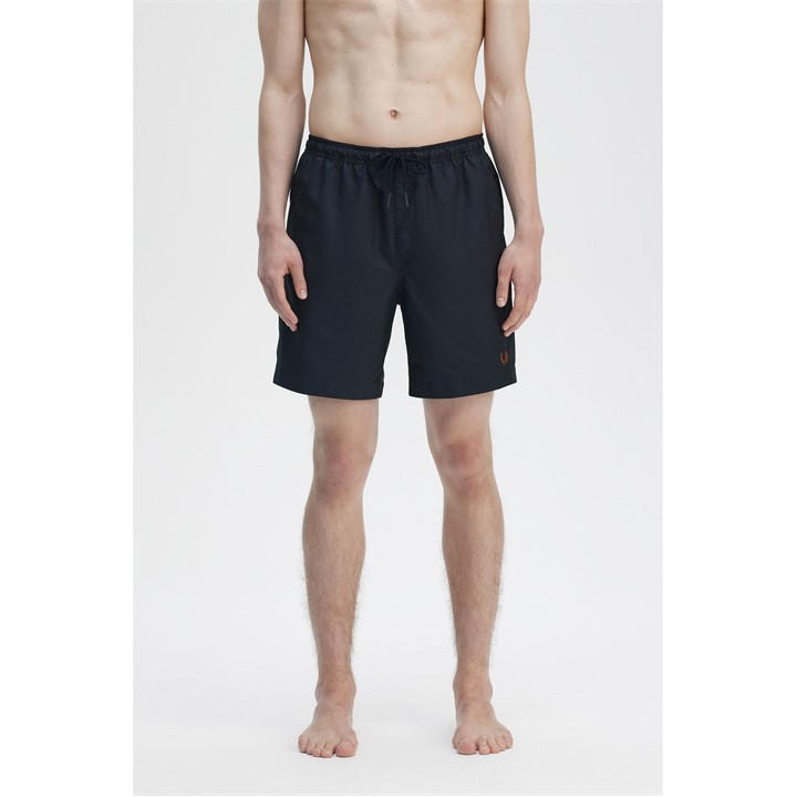 Fred Perry Men' Blue Classic Swim Shorts in Size S, Sports Direct