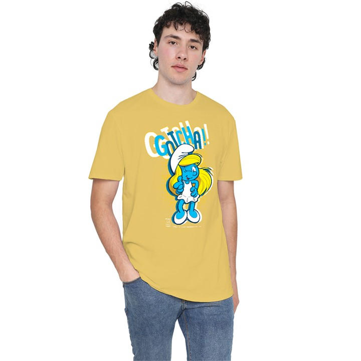 Men's Blue Other The Smurfs Smurfette Gotcha! T Shirt Royal in Size 4XL, Sports Direct