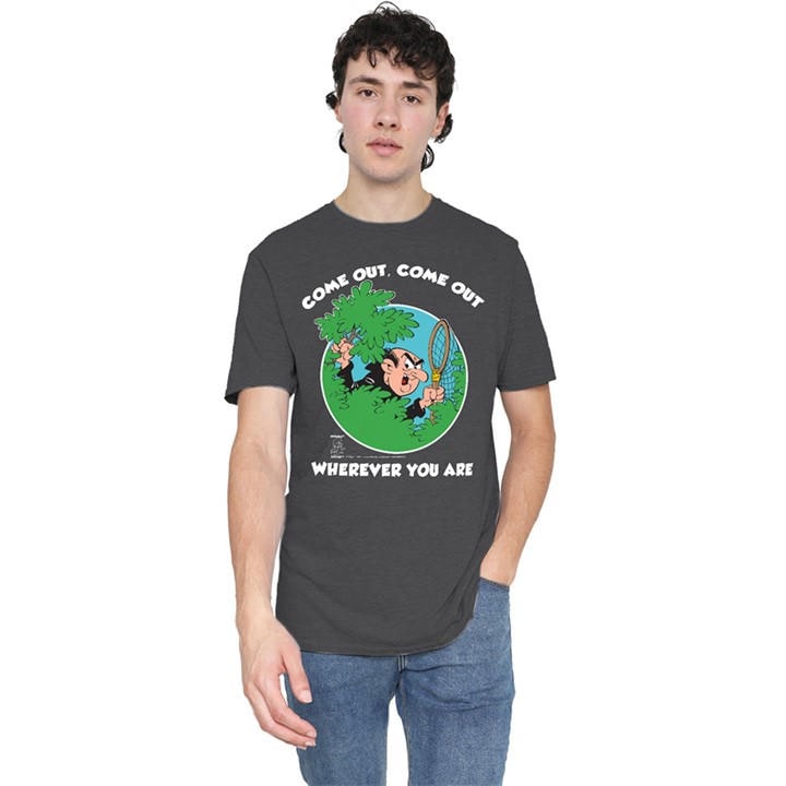 Men's Grey Other Smurfs Gargamel T-Shirt Charcoal in Size L, Sports Direct