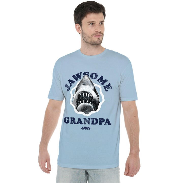 Universal Men's Blue Jaws Jawsome Grandpa Grandad T-Shirt Light in Size XL, Sports Direct