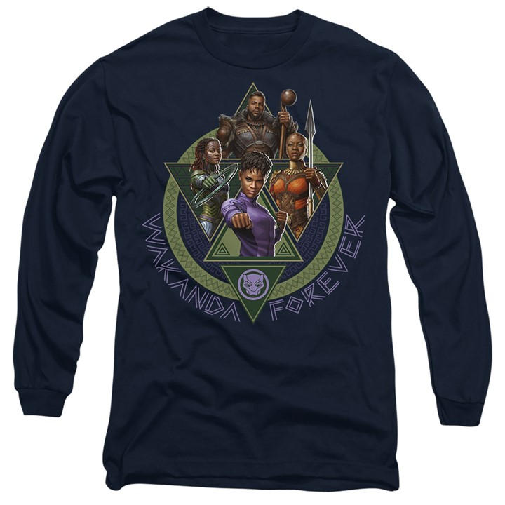 Marvel Men's Blue Black Panther: Wakanda Forever Shuri Okoye Nakia M in Size XL, Sports Direct
