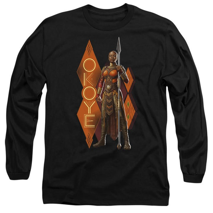 Marvel Men's Black Panther: Wakanda Forever Okoye Long Sleeve T in Size 2XL, Sports Direct
