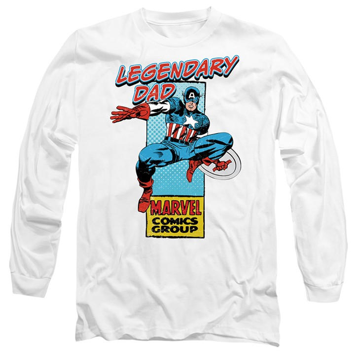 Marvel Men's White Comics Presents Corner Box Fathers Day Leg in Size 2XL, Sports Direct
