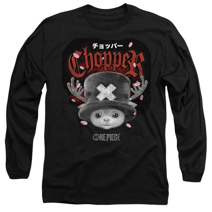 One Piece Men's Black Chopper Heavy Metal Long Sleeve T-Shirt in Size XL, Sports Direct