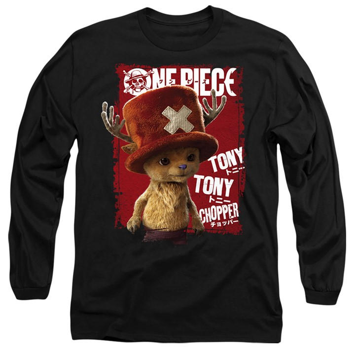 One Piece Men's Black Chopper Select Screen Long Sleeve T-Shirt in Size 2XL, Sports Direct