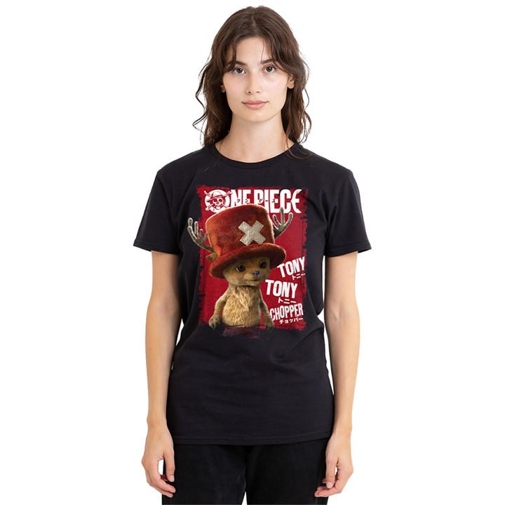 One Piece Women's Black Chopper Select Screen T-Shirt in Size XL, Sports Direct
