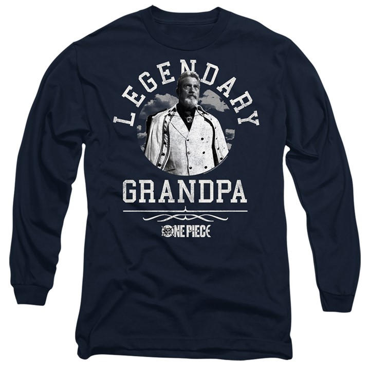 One Piece Men's Blue Season One Legendary Grandpa Long Sleeve in Size XL, Sports Direct
