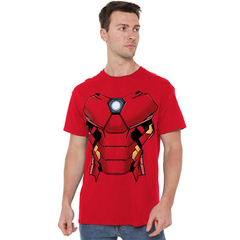 Iron Man - Iron Man Costume Mens T-Shirt Red