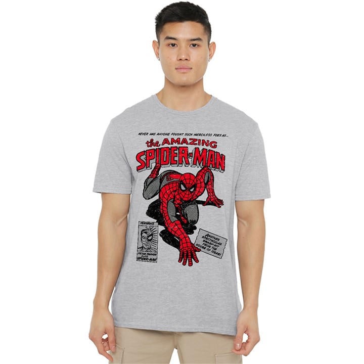 Spiderman Men's Grey Merciless Foes T-Shirt in Size M, Sports Direct