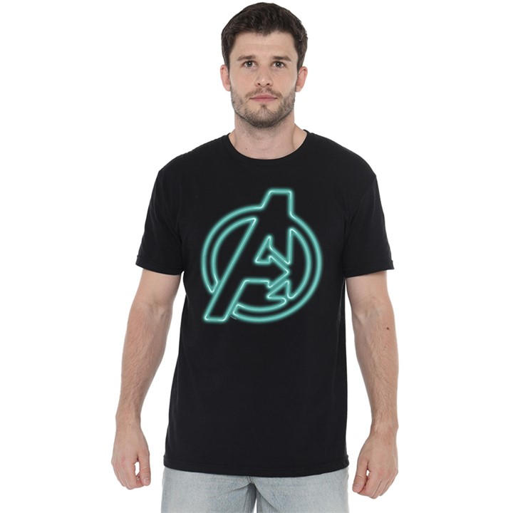 Avengers Men's Black Neon Cotton T-Shirt in Size XL, Sports Direct