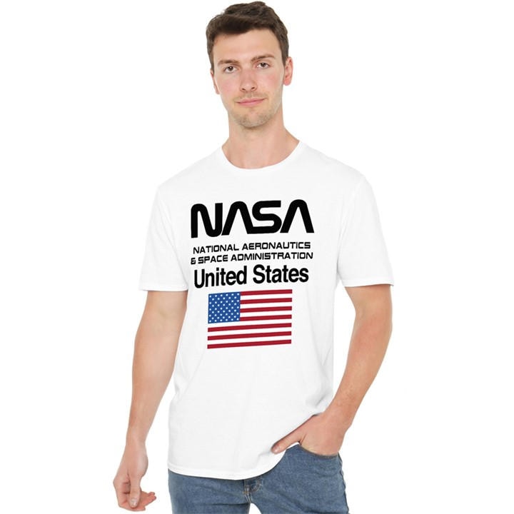 Nasa Men's White Administration Cotton T-Shirt in Size M, Sports Direct