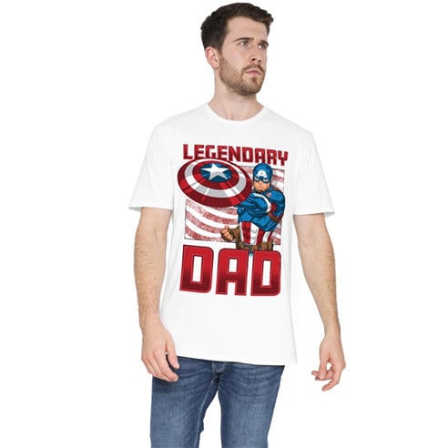Captain America - Captain America Legendary Dad America Mens T-Shirt