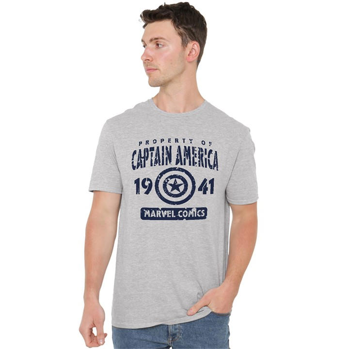 Marvel Men's Grey Property Of T-Shirt in Size M, Sports Direct
