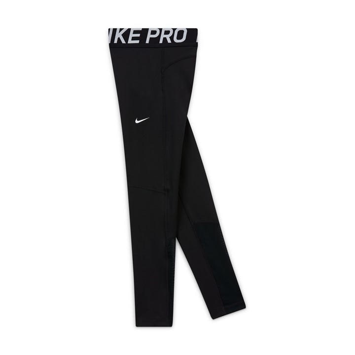Nike Girls Black Pro Tights in Size 13 - 14 Years, Sports Direct
