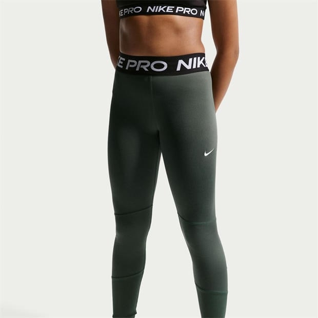 Camo Green - Nike - Pro Girls Tights
