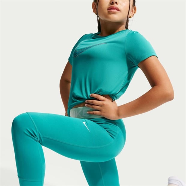 Arctic Green - Nike - Pro Girls Tights