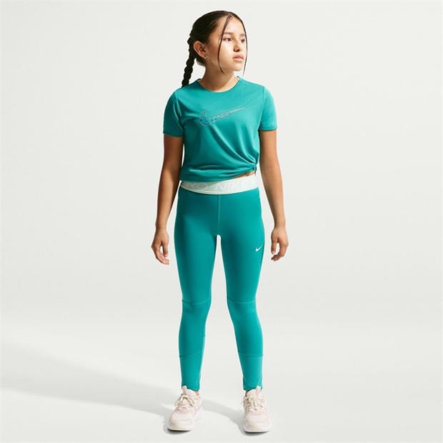 Arctic Green - Nike - Pro Girls Tights