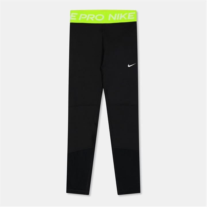 Nike Girls Black Pro Tights in Size M, Sports Direct